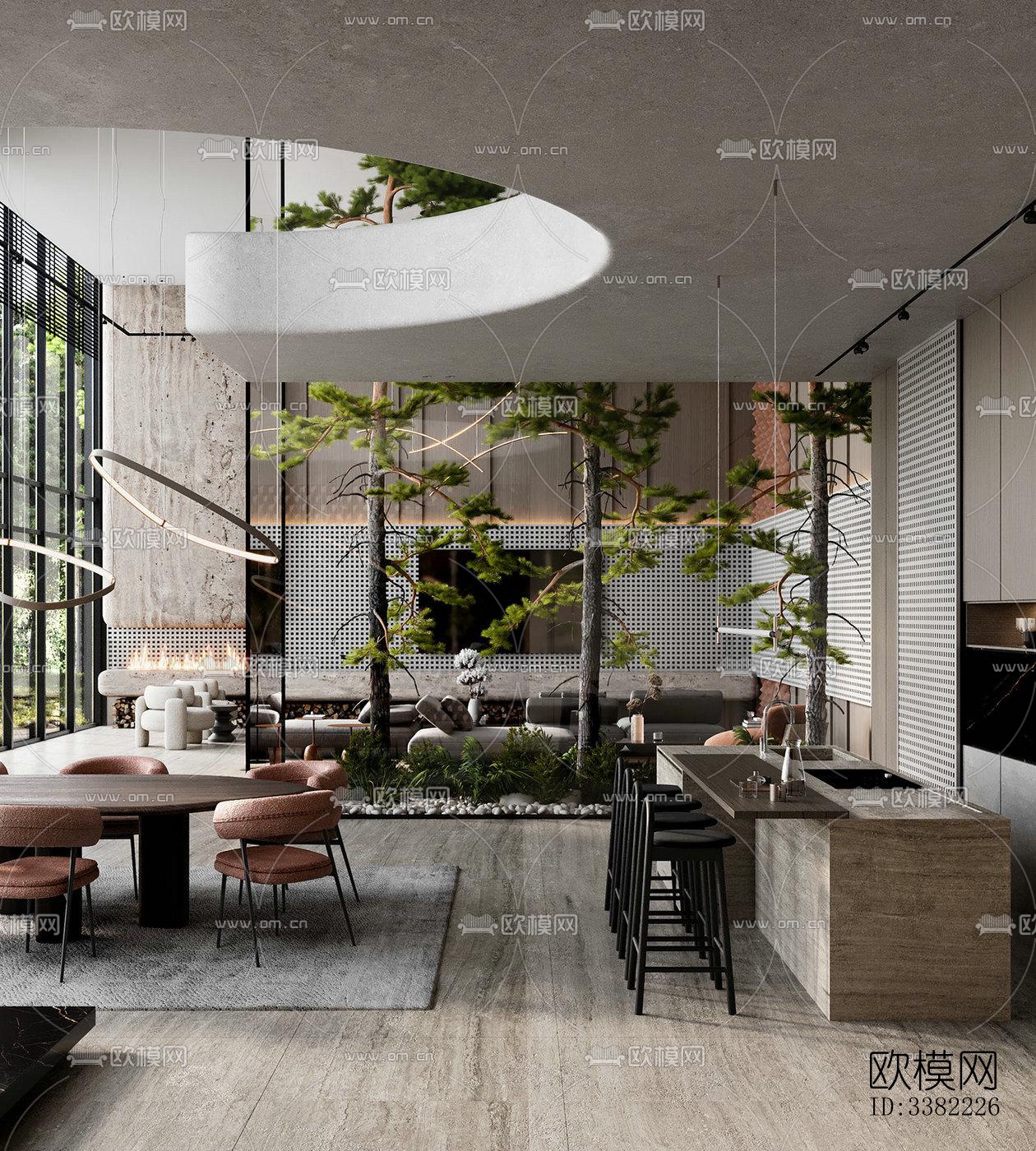 现代别墅效果图下载（渲染图6）