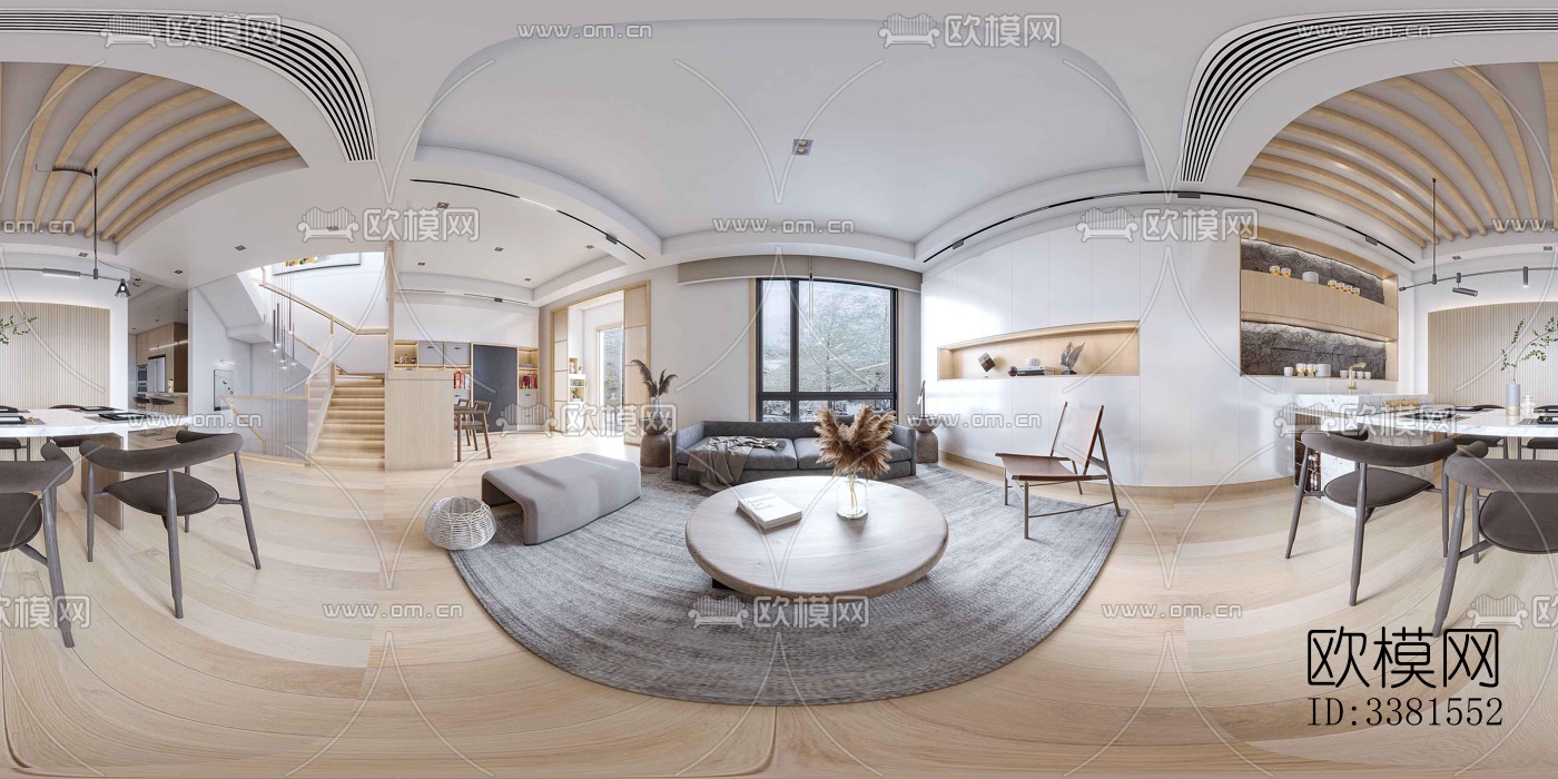 现代别墅效果图下载（渲染图2）