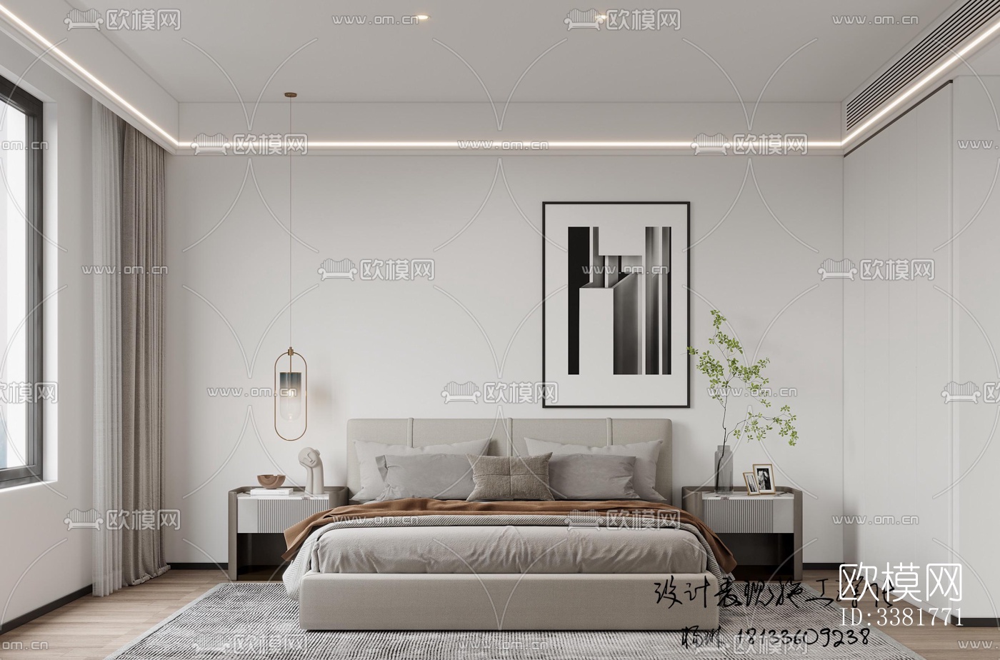 现代别墅效果图下载（渲染图3）