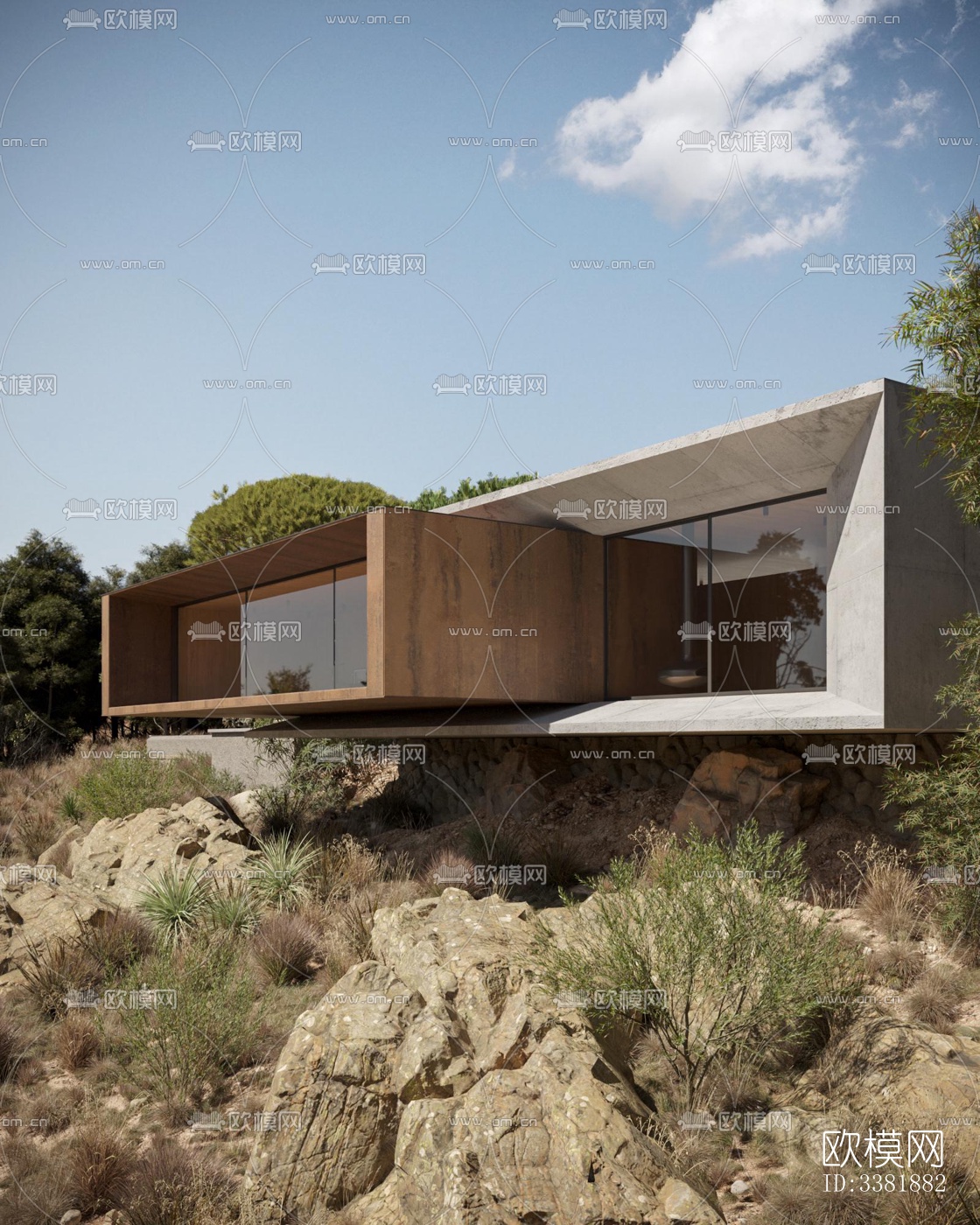 现代别墅效果图下载（渲染图8）