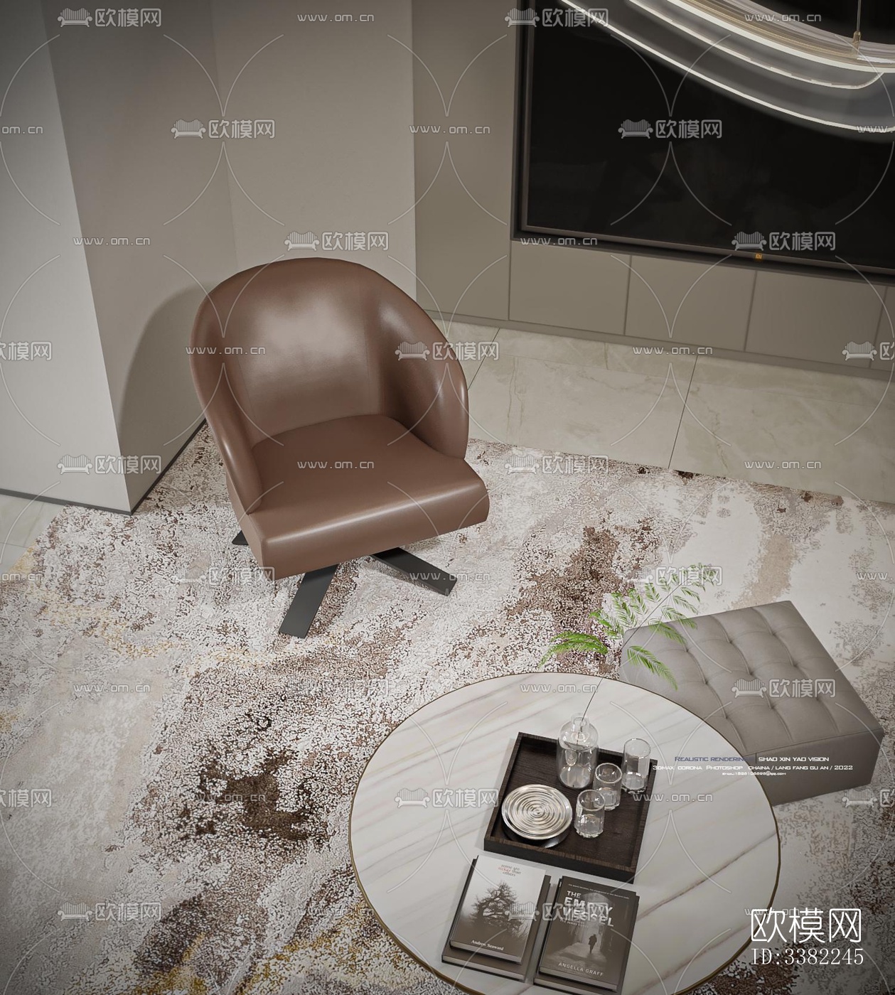 现代别墅效果图下载（渲染图15）