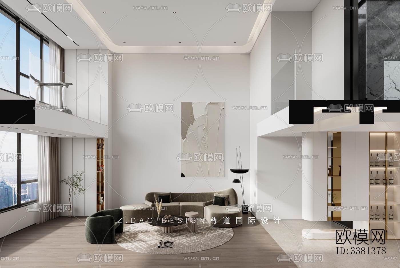 现代别墅效果图下载（渲染图4）