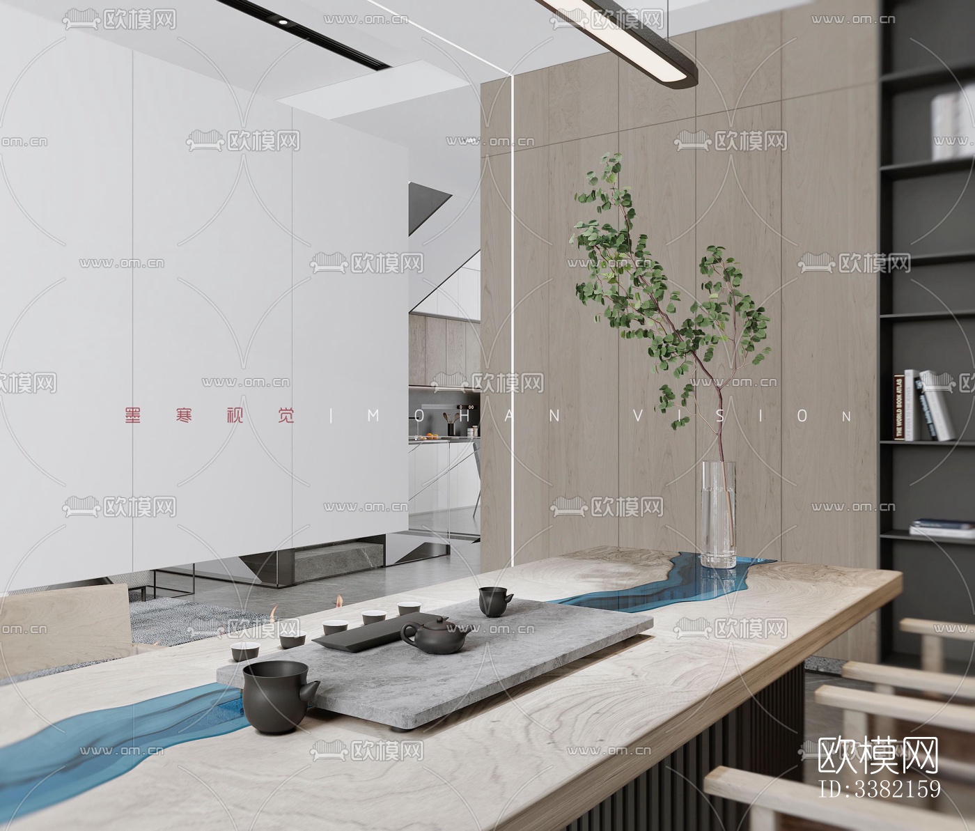 现代别墅效果图下载（渲染图7）