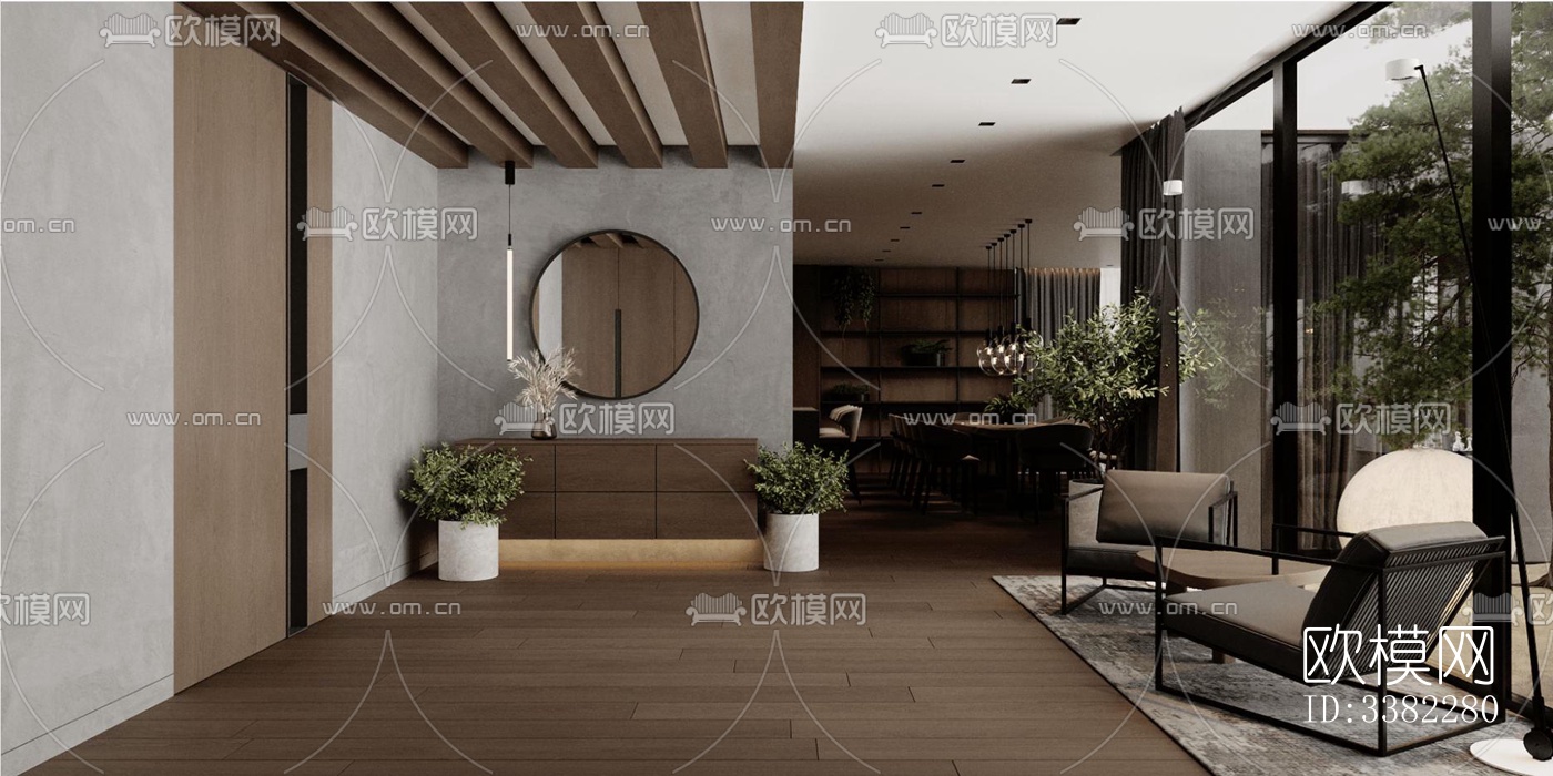 现代别墅效果图下载（渲染图6）