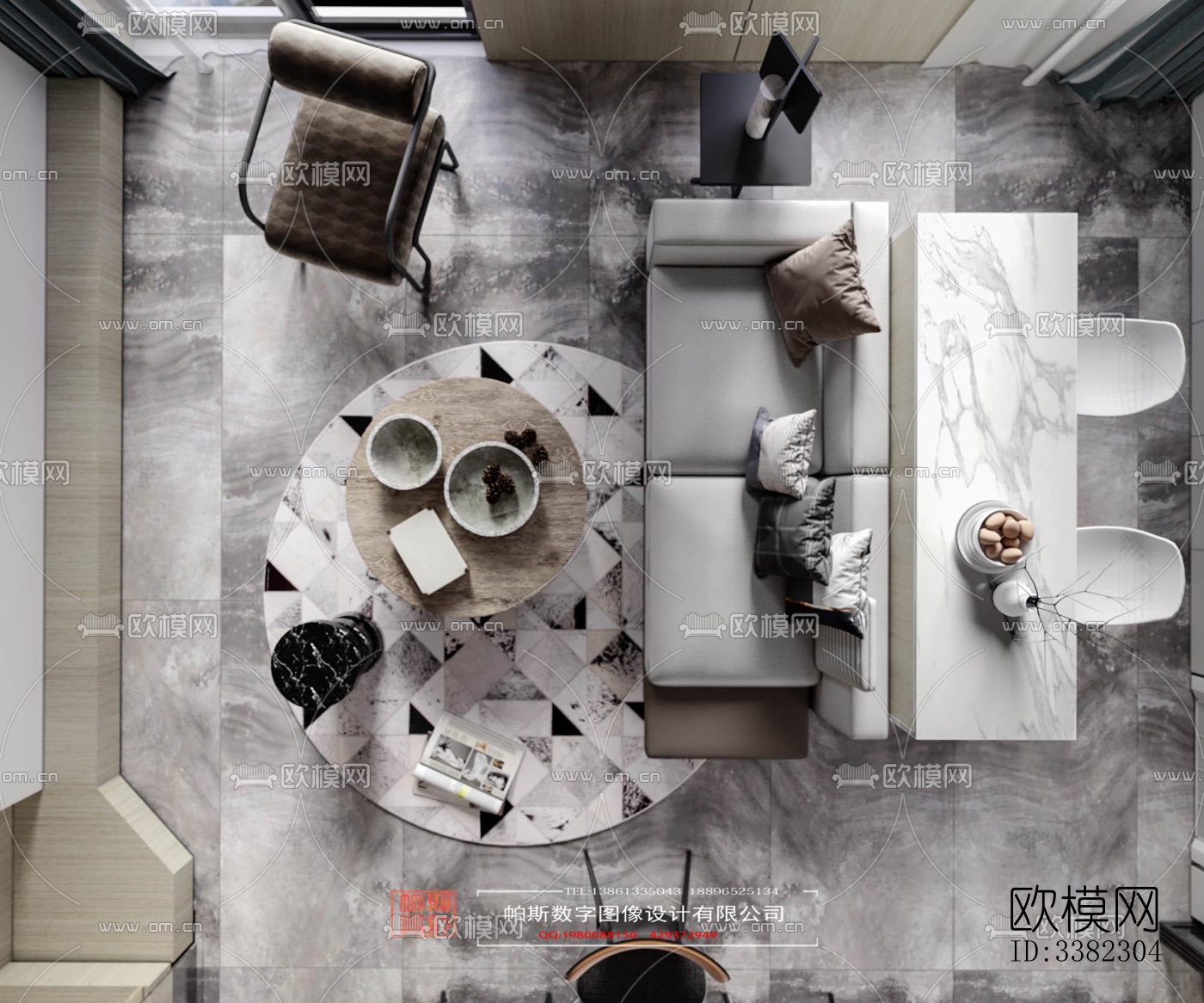 现代别墅效果图下载（渲染图11）