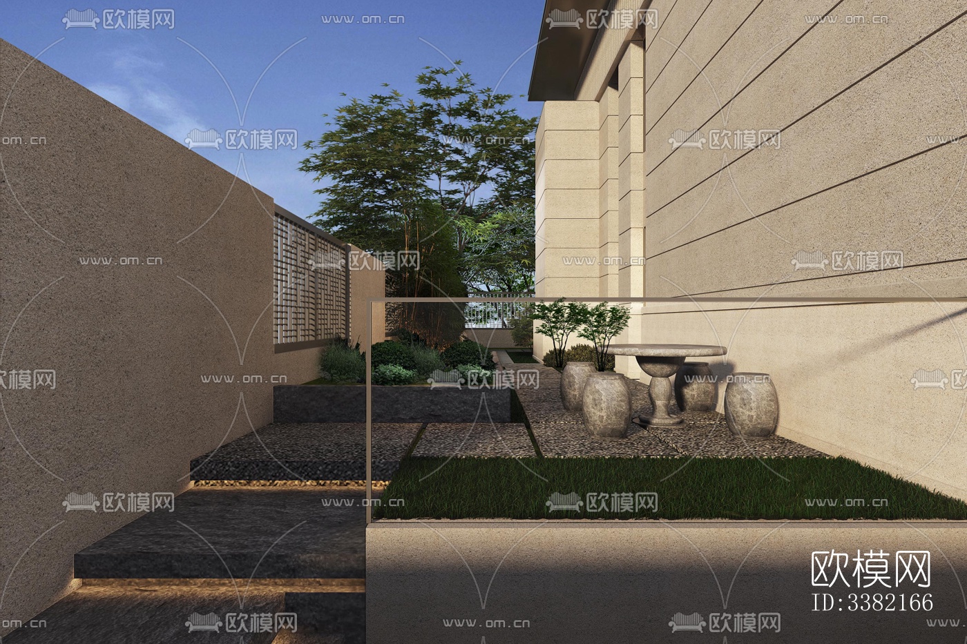 现代别墅效果图下载（渲染图11）