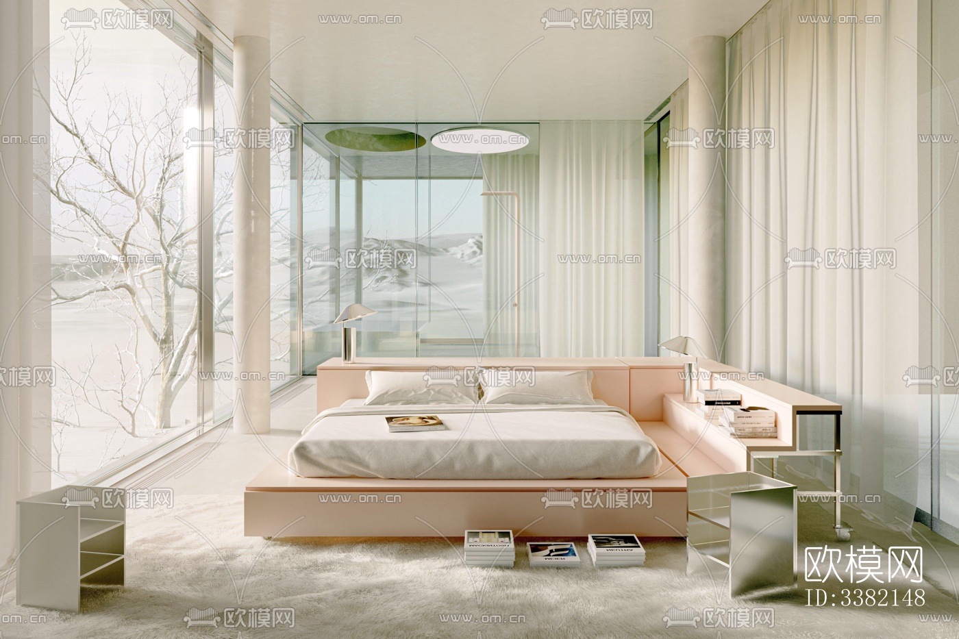 现代别墅效果图下载（渲染图9）