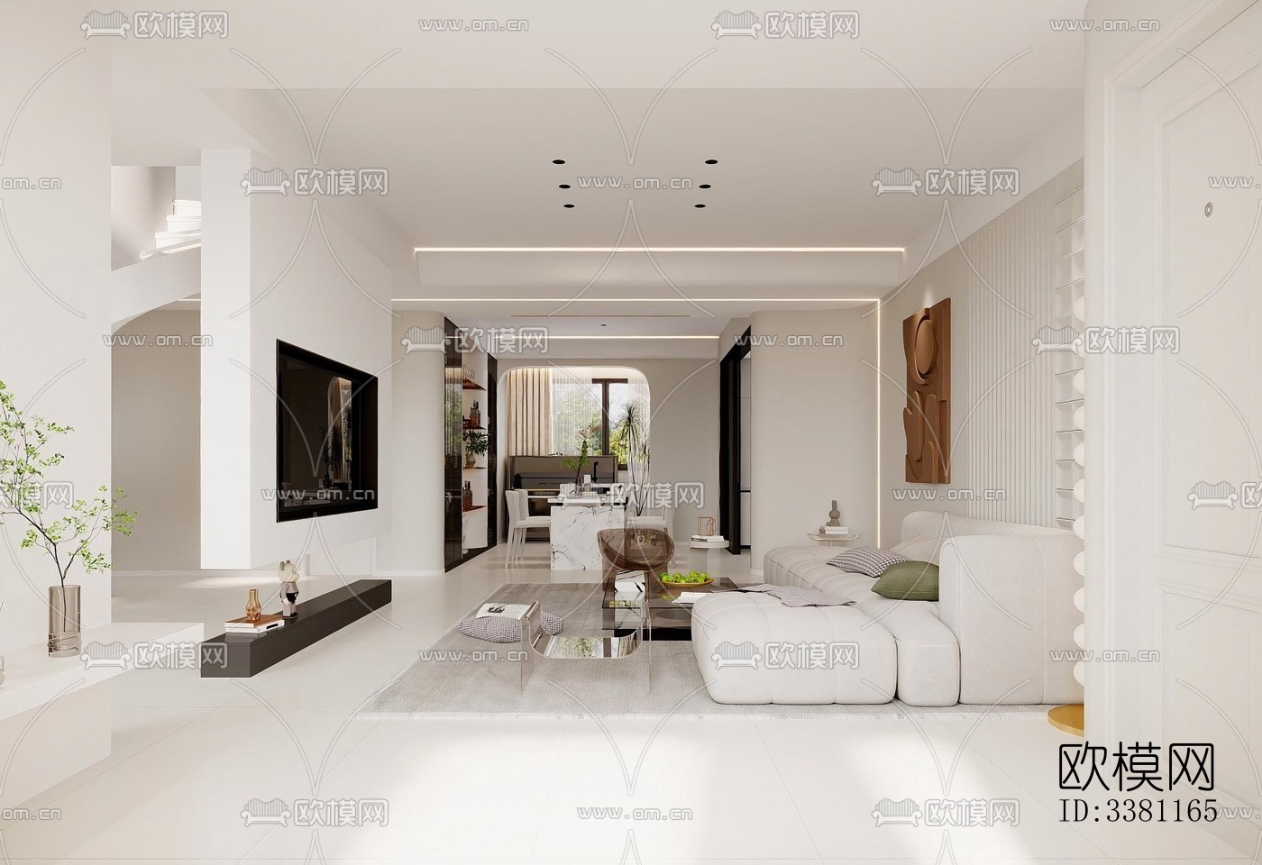 现代别墅效果图下载（渲染图4）