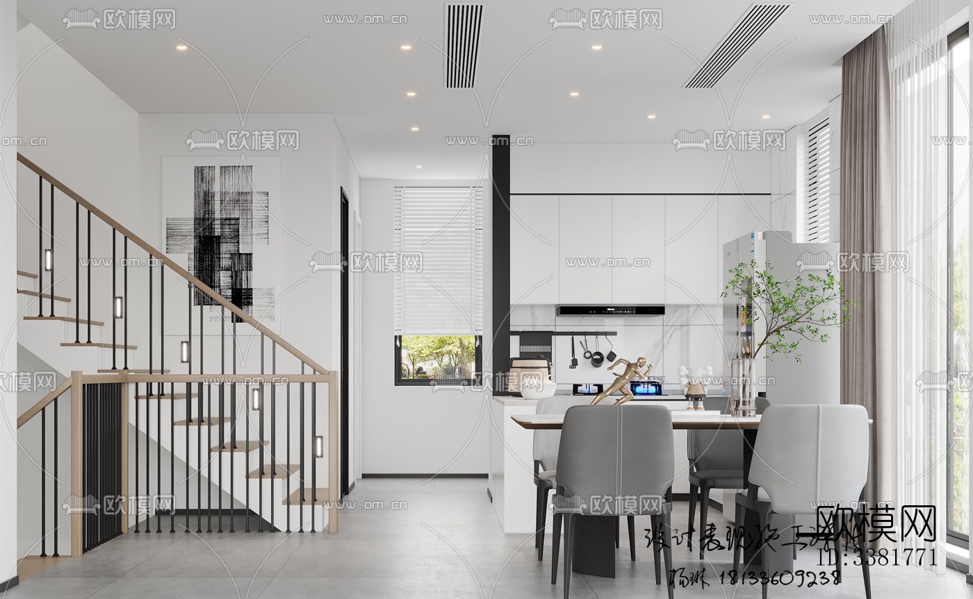 现代别墅效果图下载（渲染图7）