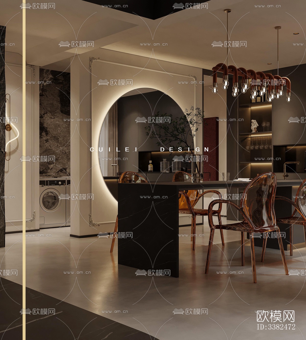 现代别墅效果图下载（渲染图7）