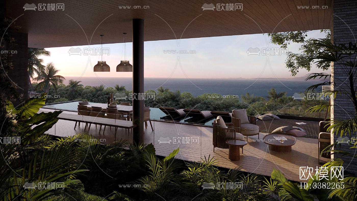 现代别墅效果图下载（渲染图17）