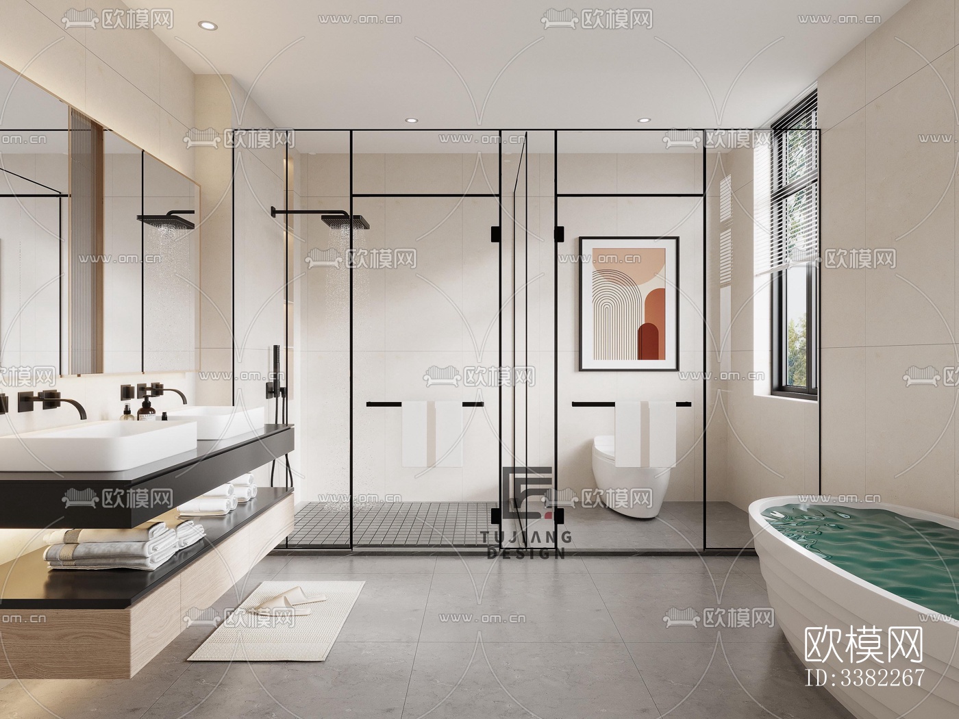 现代别墅效果图下载（渲染图9）