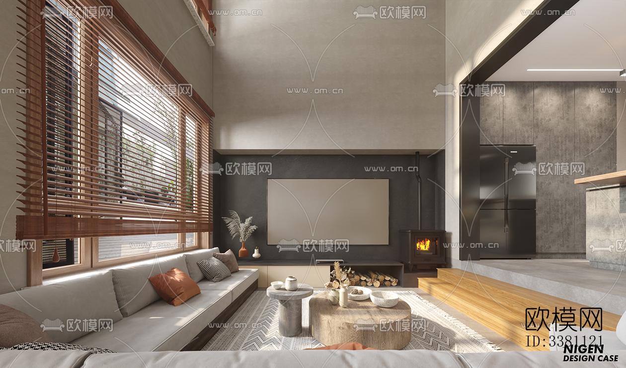 现代别墅效果图下载（渲染图3）