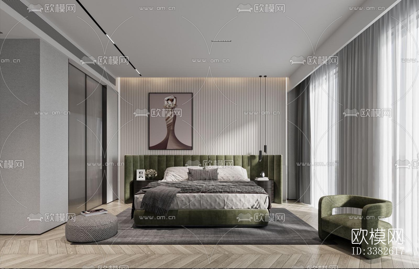 现代别墅效果图下载（渲染图1）