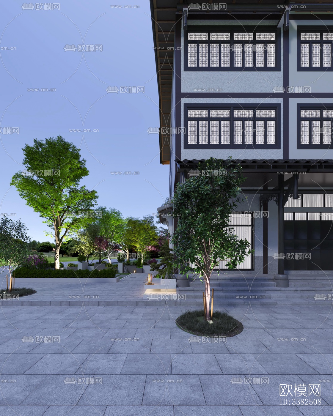 现代别墅效果图下载（渲染图13）