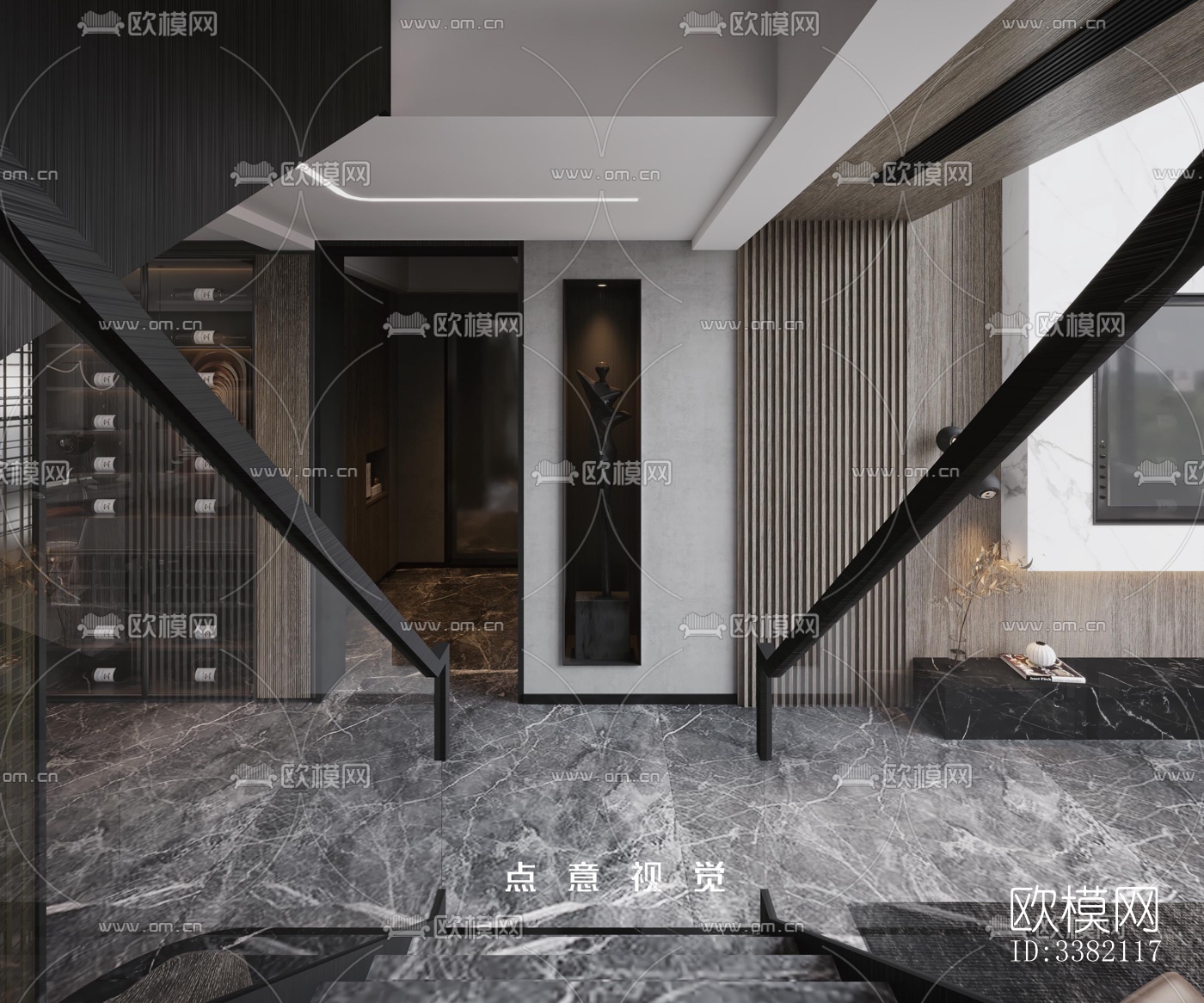 现代别墅效果图下载（渲染图10）