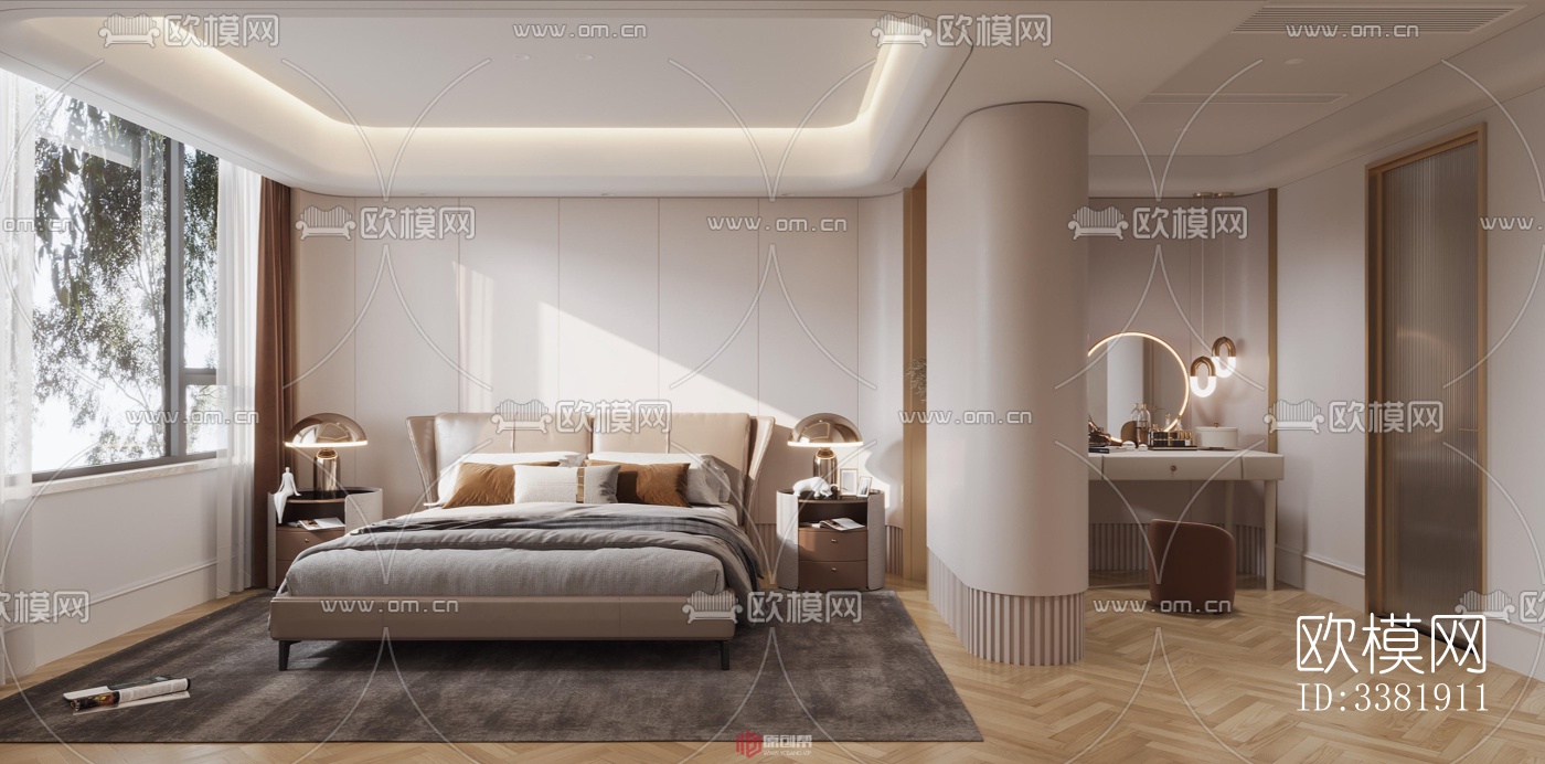 现代别墅效果图下载（渲染图4）