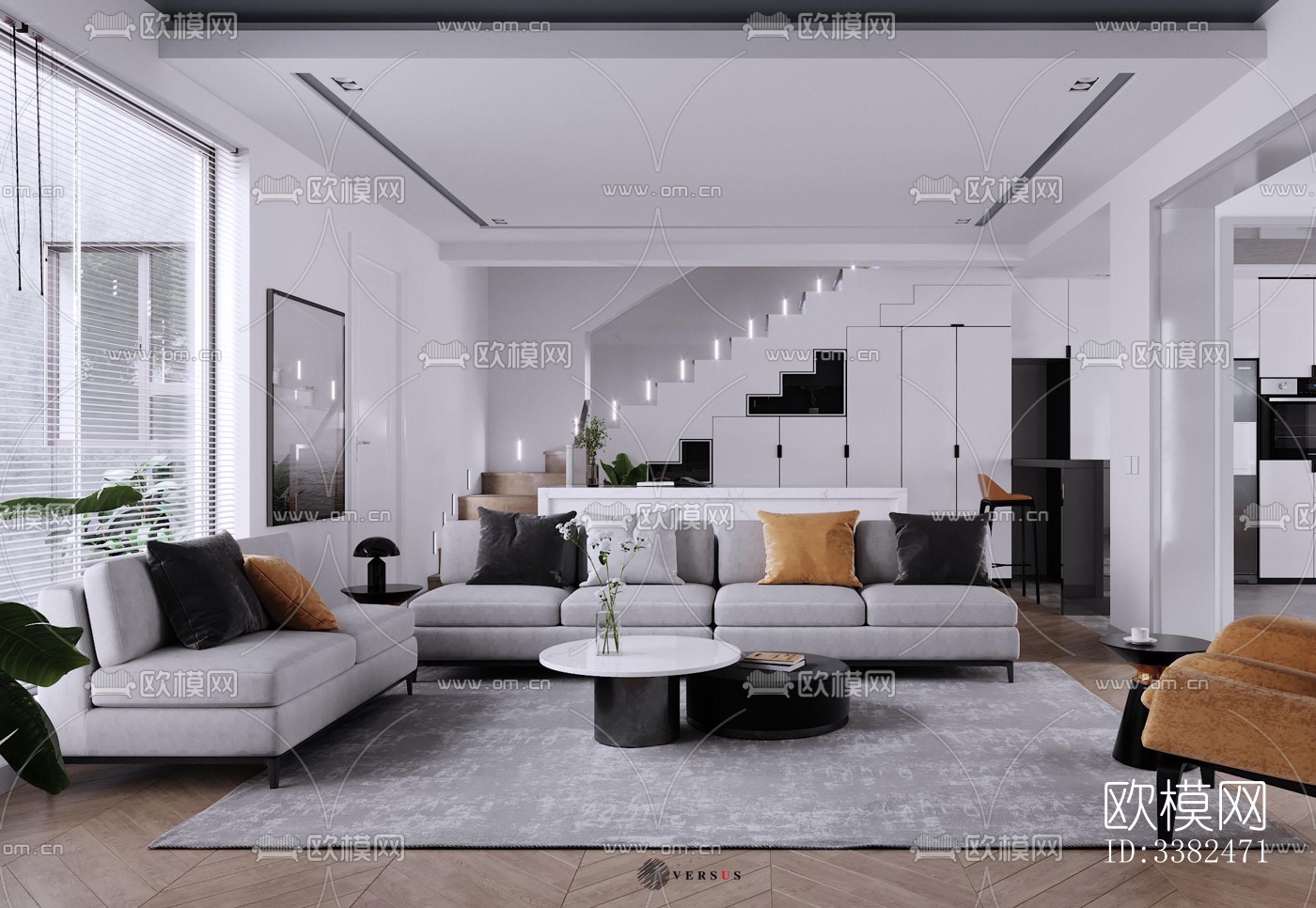 现代别墅效果图下载（渲染图13）