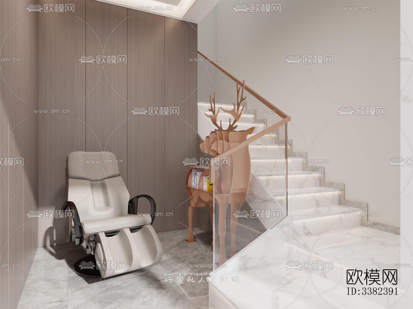 现代别墅效果图下载（渲染图7）