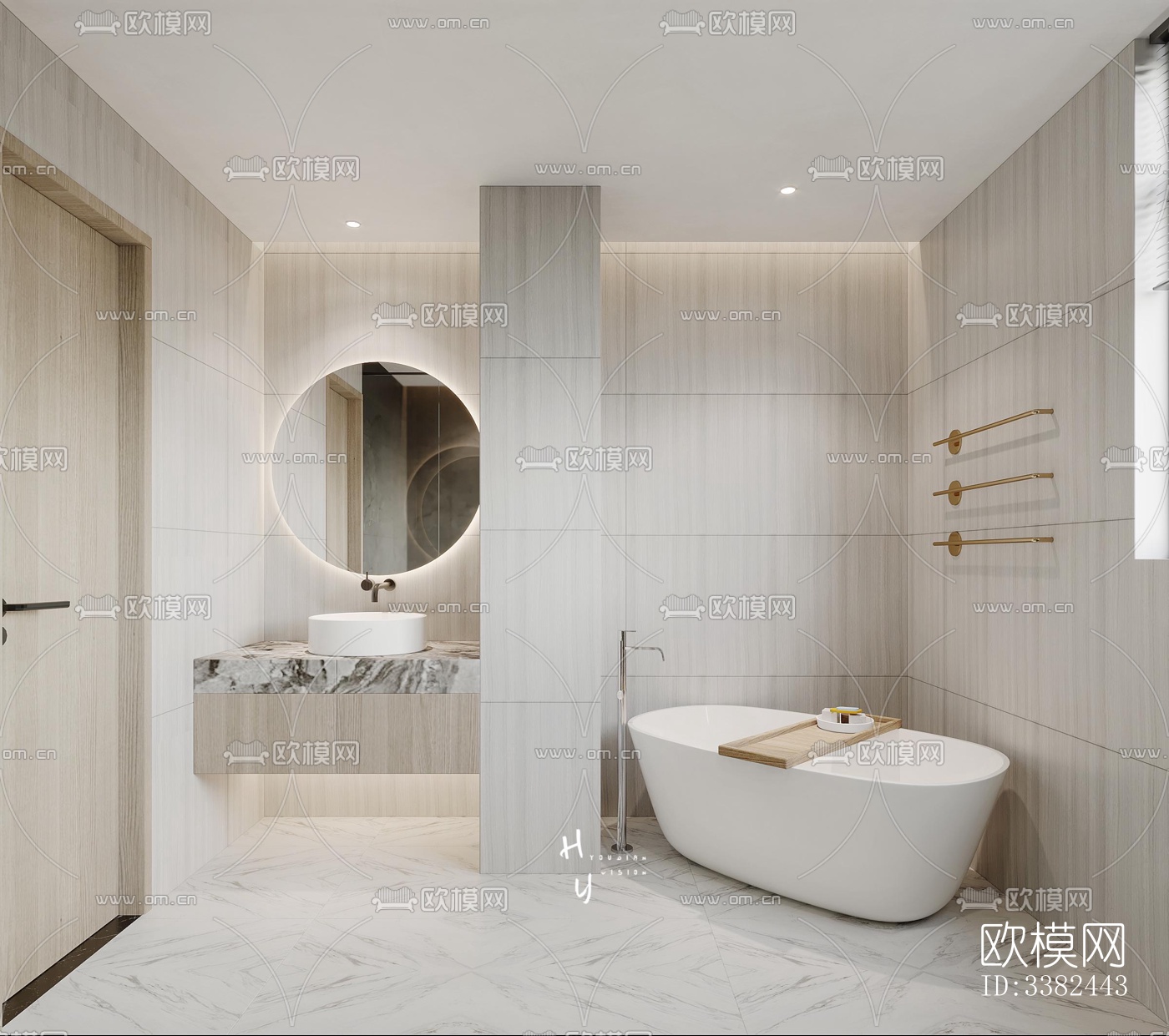 现代别墅效果图下载（渲染图3）