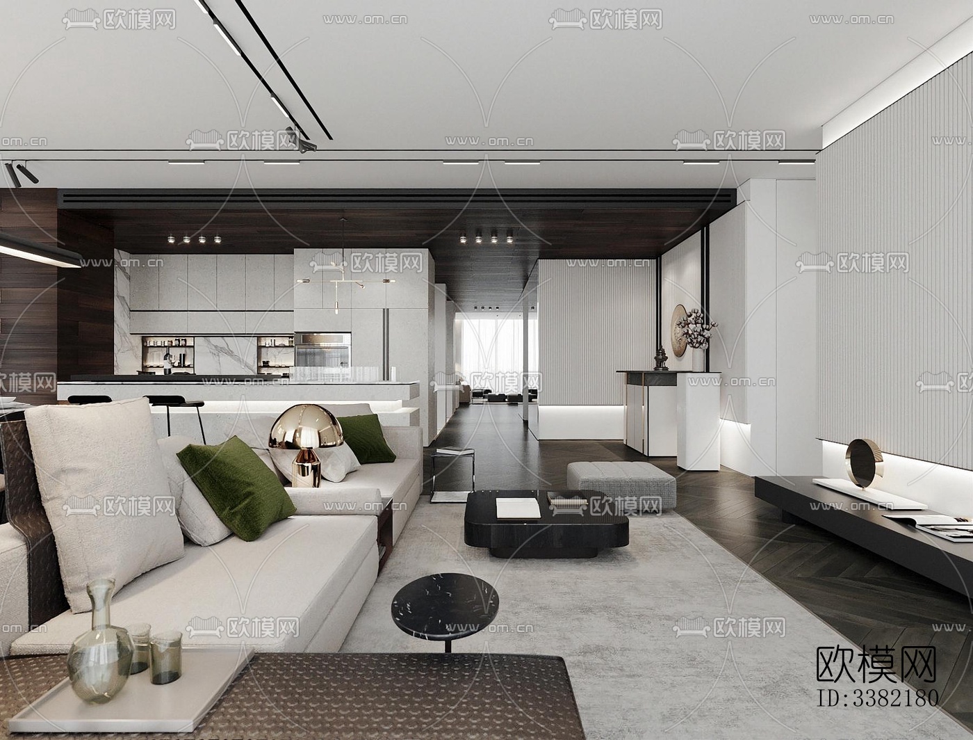 现代别墅效果图下载（渲染图1）