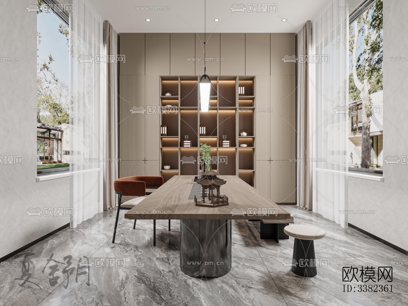 现代别墅效果图下载（渲染图6）