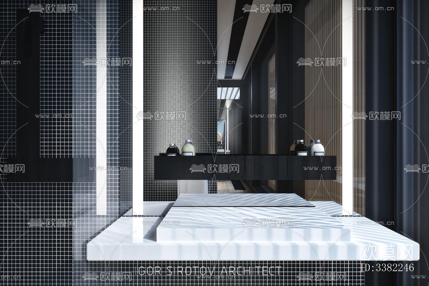 现代别墅效果图下载（渲染图1）