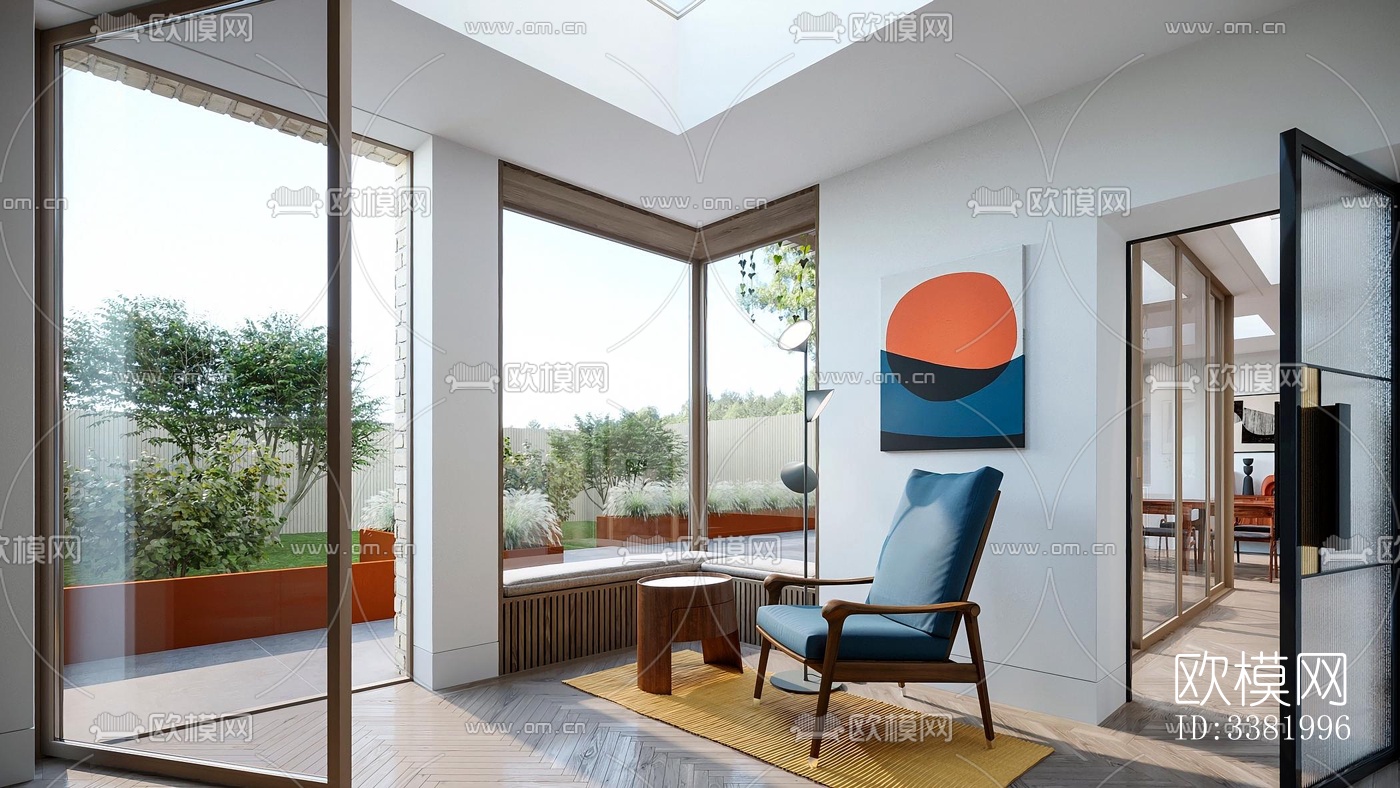 现代别墅效果图下载（渲染图4）