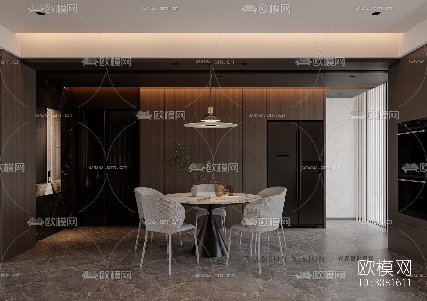 现代别墅效果图下载（渲染图3）