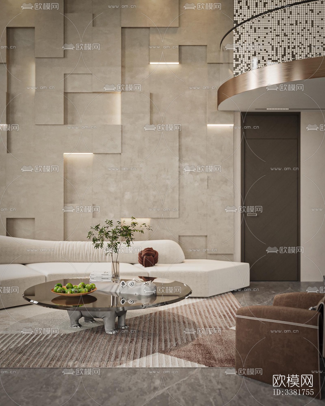 现代别墅效果图下载（渲染图3）