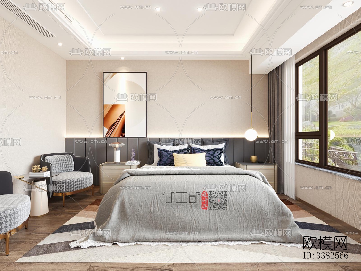 现代别墅效果图下载（渲染图10）