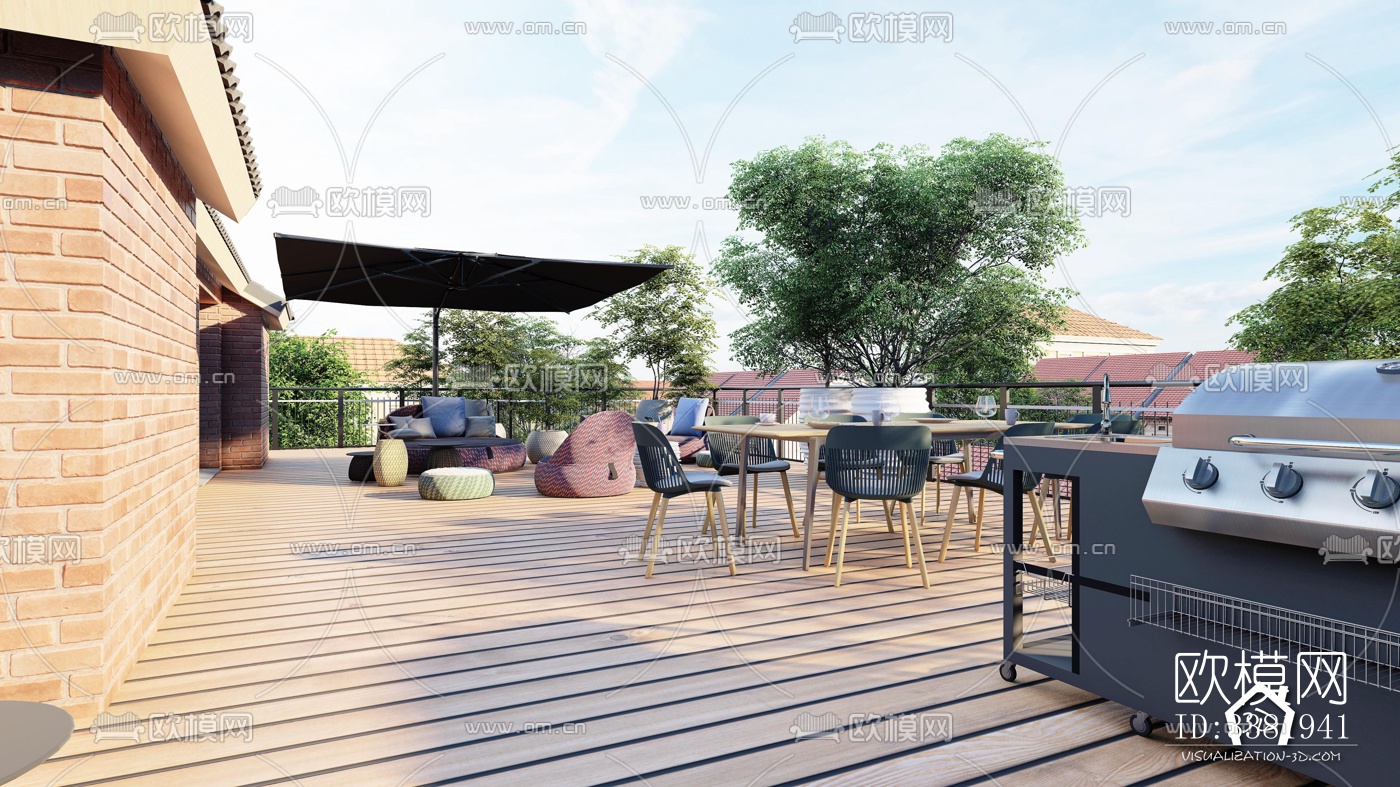 现代别墅效果图下载（渲染图13）