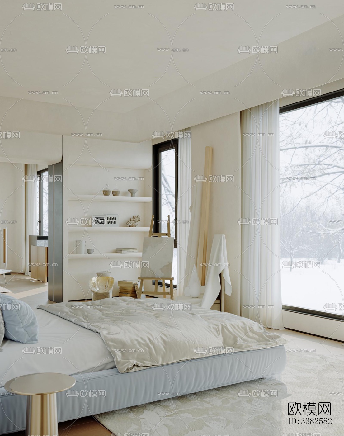 现代别墅效果图下载（渲染图9）