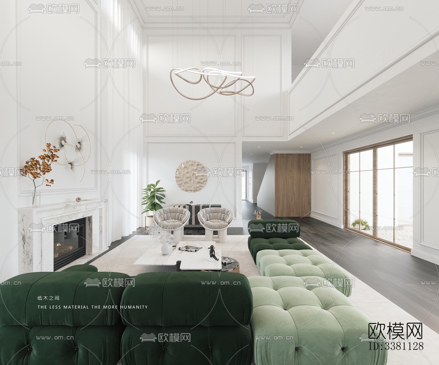 现代别墅效果图下载（渲染图3）