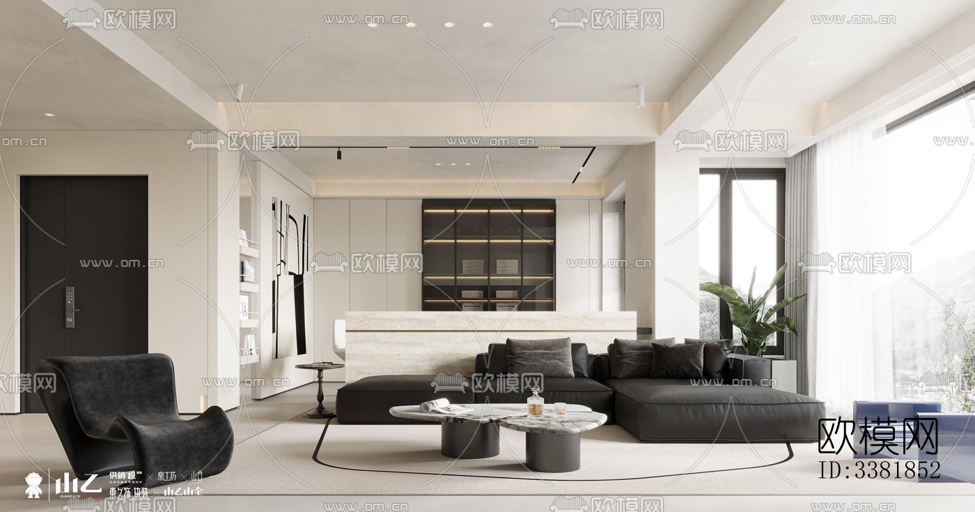 现代别墅效果图下载（渲染图1）