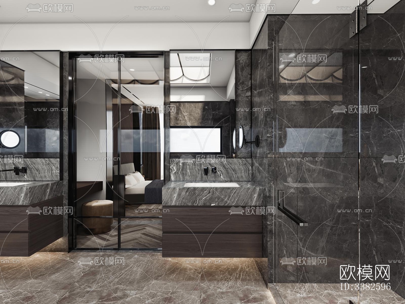 现代别墅效果图下载（渲染图11）