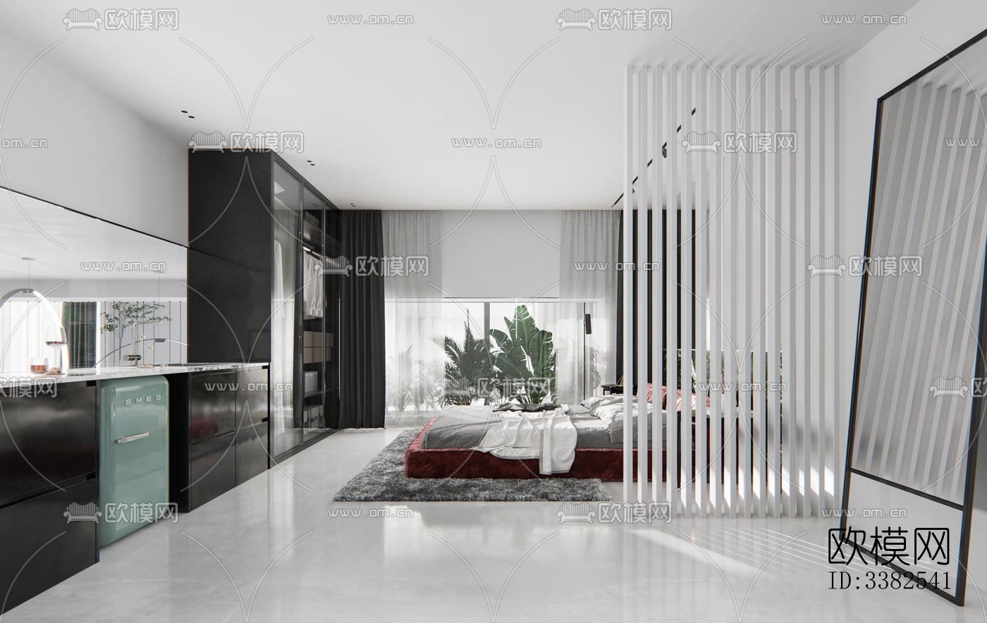 现代别墅效果图下载（渲染图3）