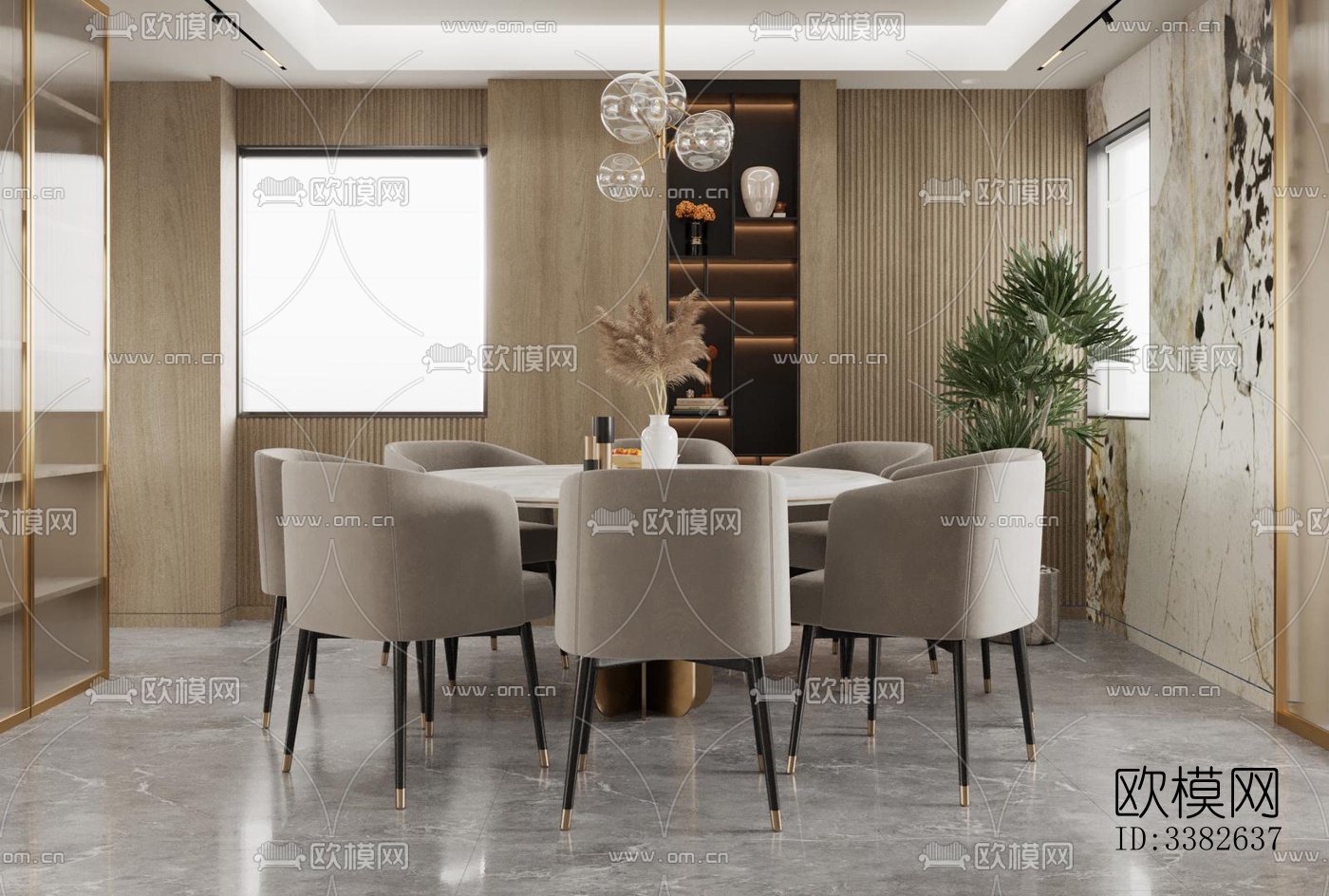 现代别墅效果图下载（渲染图5）