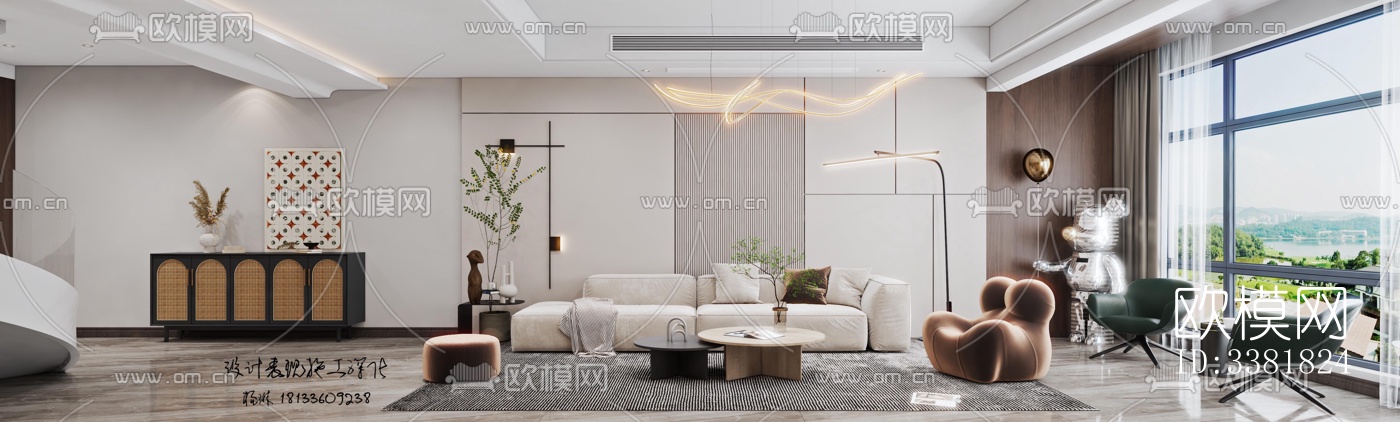 现代别墅效果图下载（渲染图4）