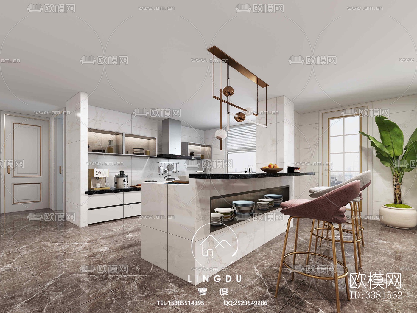 现代别墅效果图下载（渲染图10）