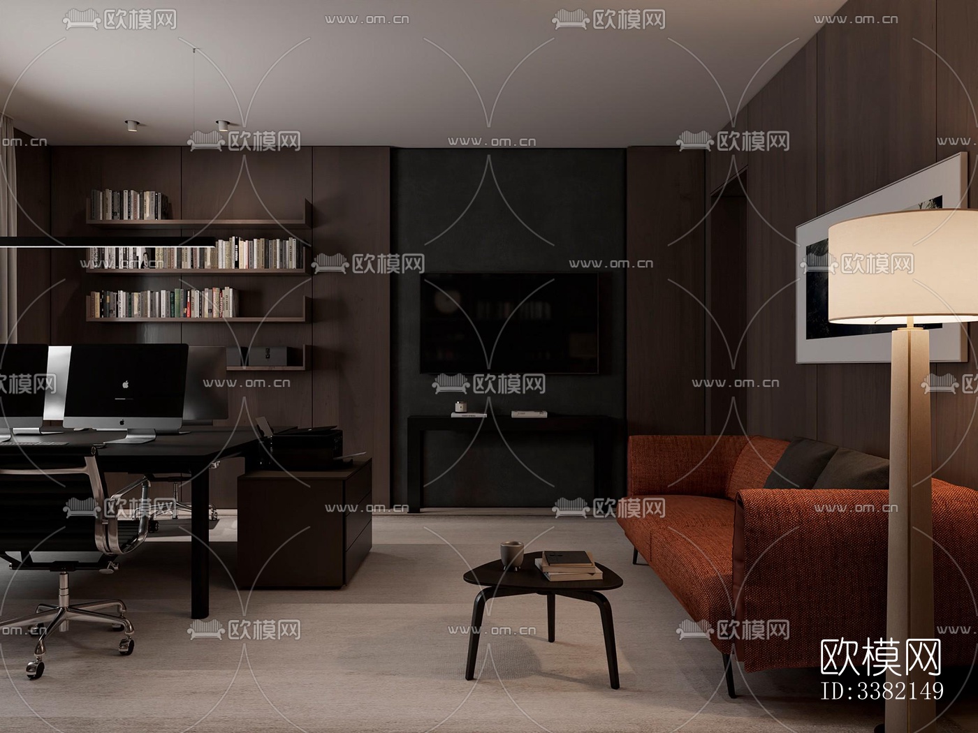 现代别墅效果图下载（渲染图6）