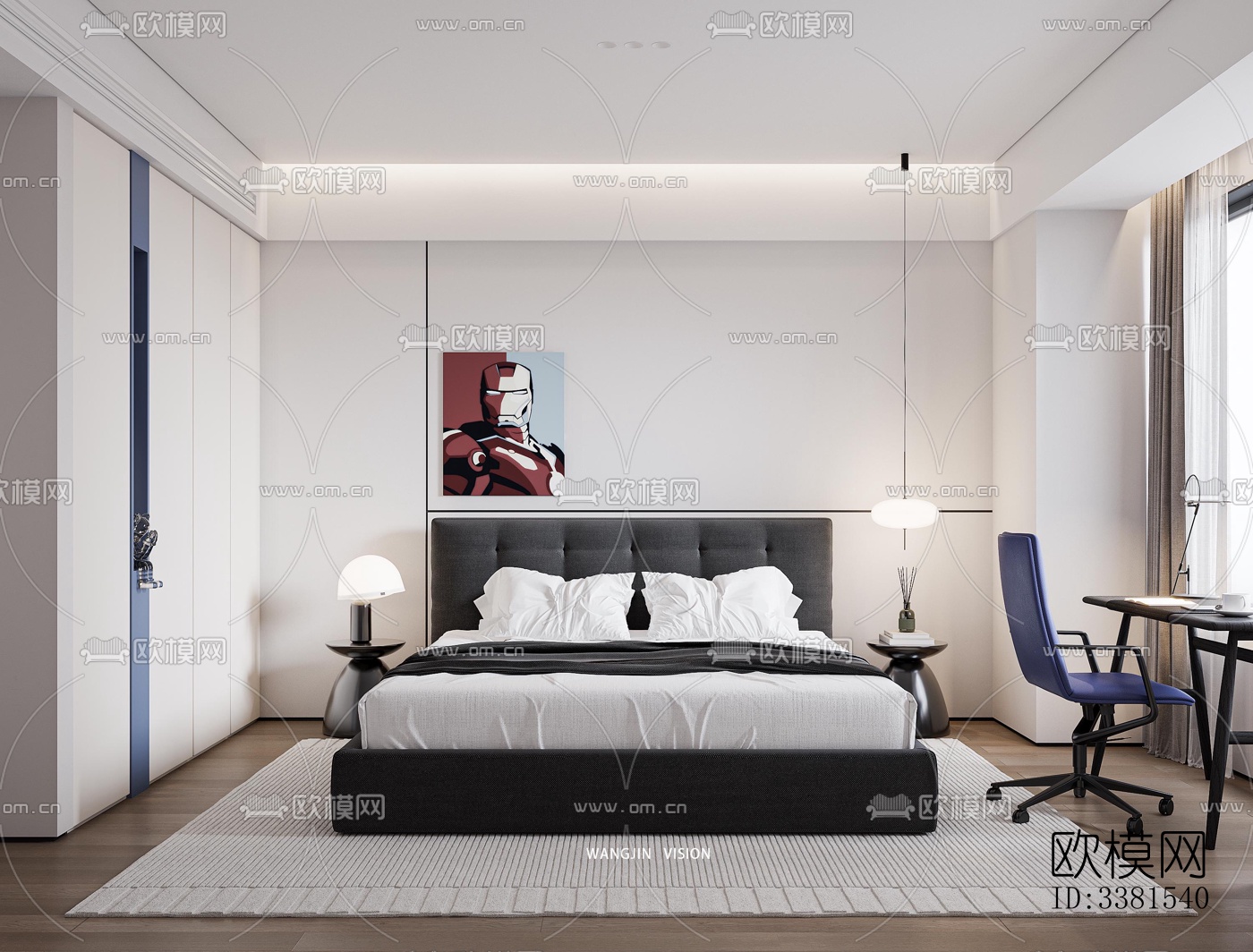 现代别墅效果图下载（渲染图5）