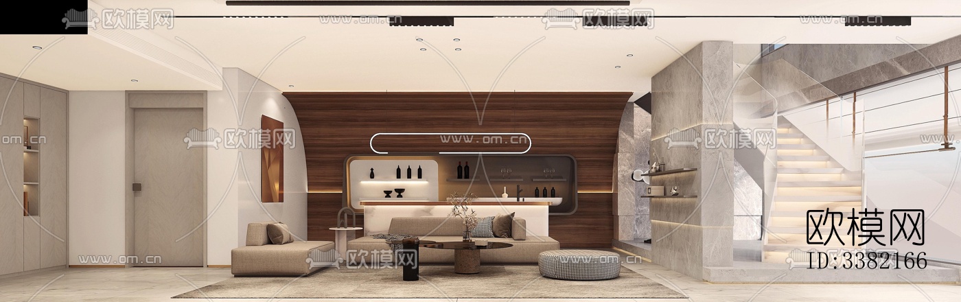 现代别墅效果图下载（渲染图7）