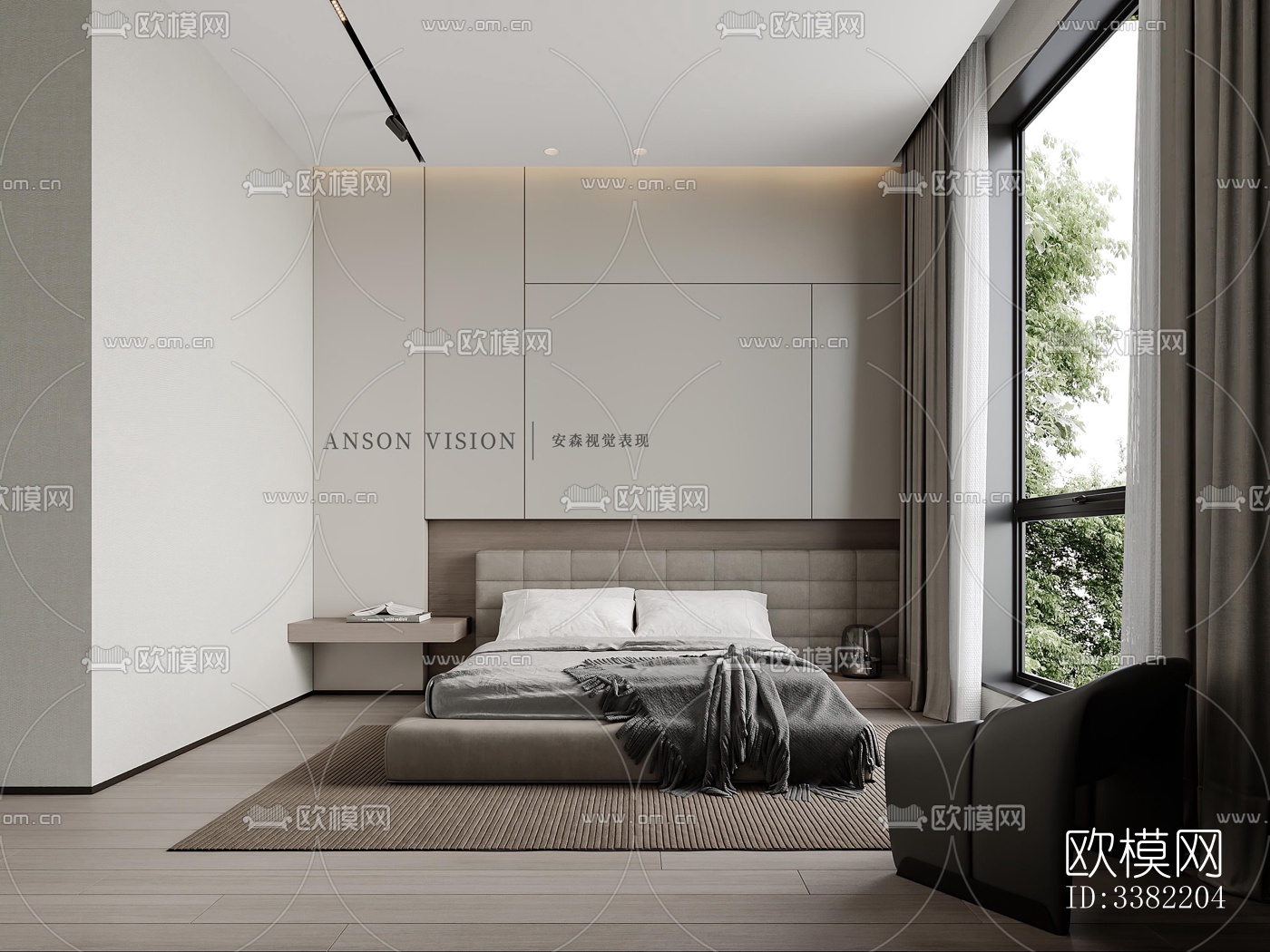 现代别墅效果图下载（渲染图7）