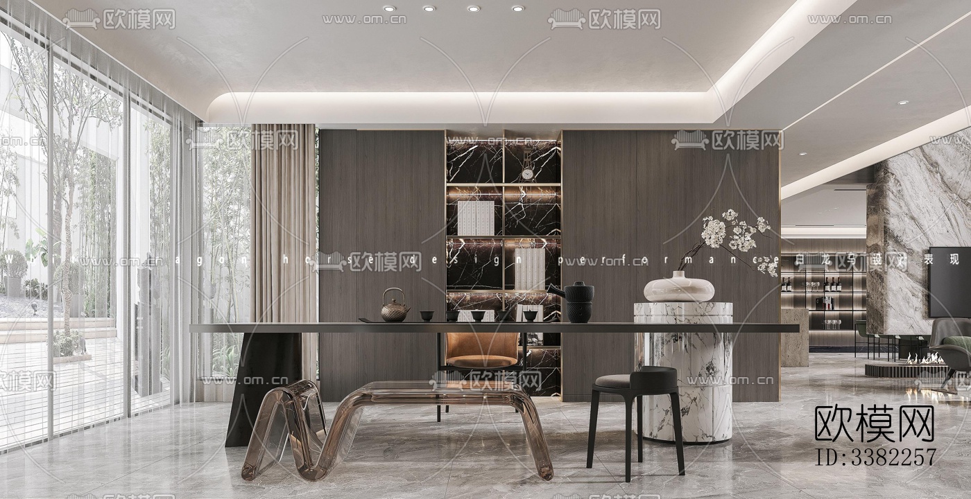 现代别墅效果图下载（渲染图4）