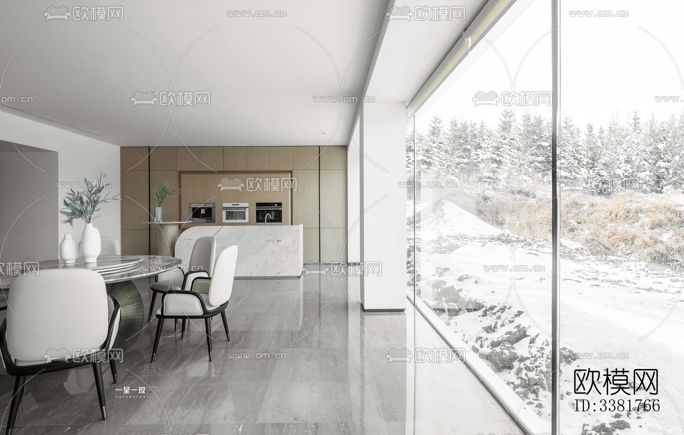 现代别墅效果图下载（渲染图14）