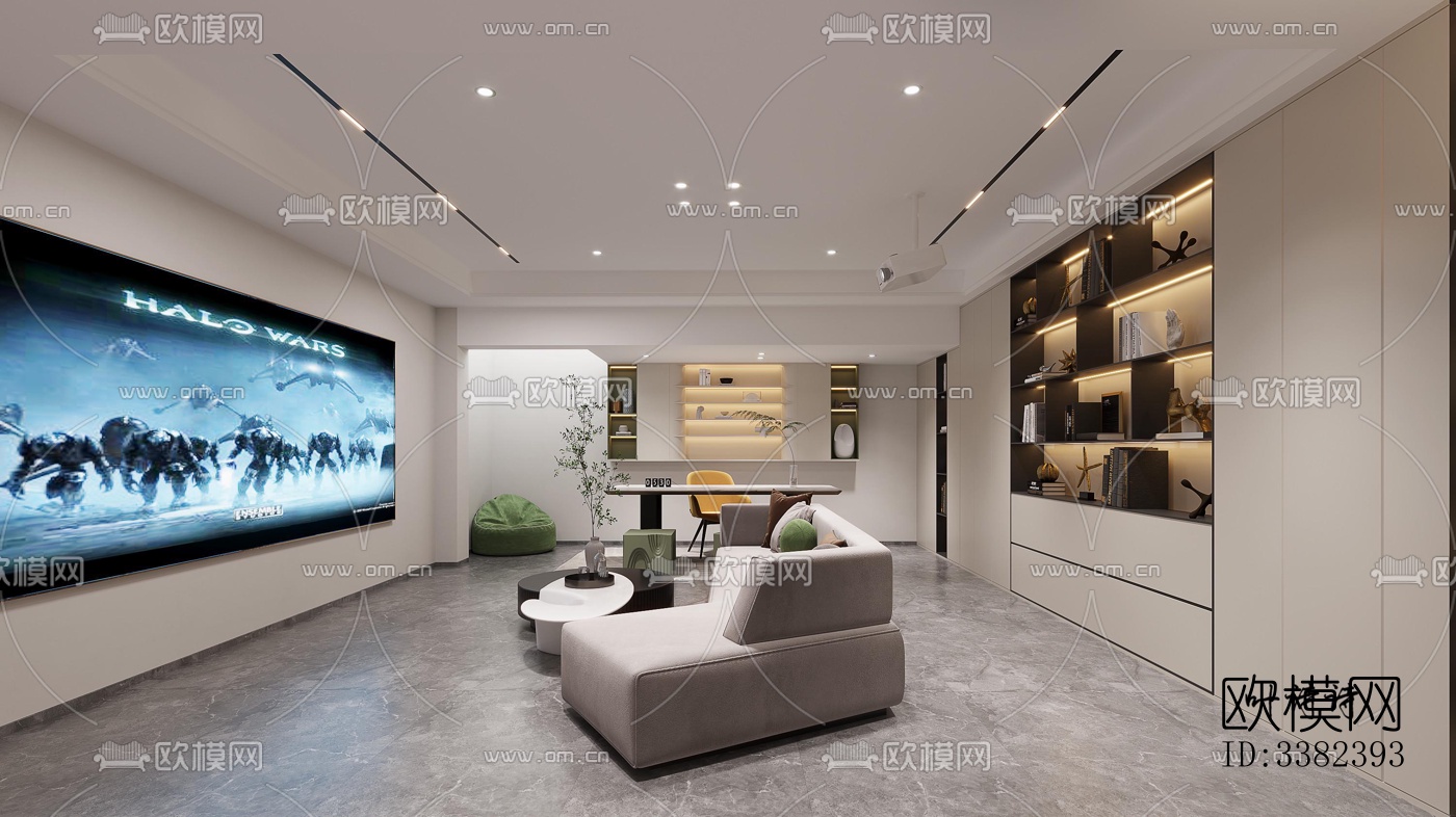 现代别墅效果图下载（渲染图9）