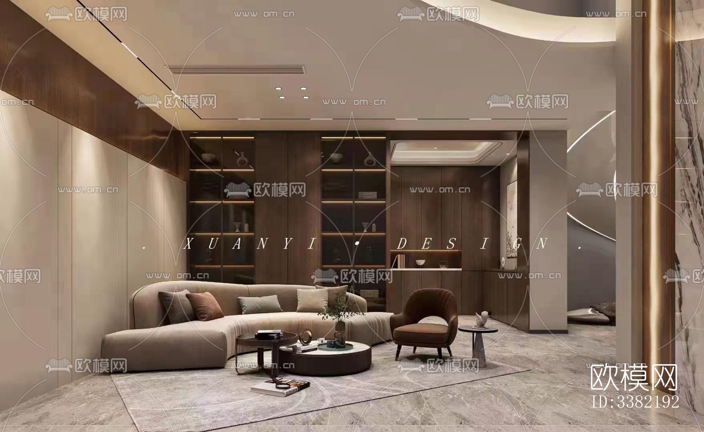 现代别墅效果图下载（渲染图5）