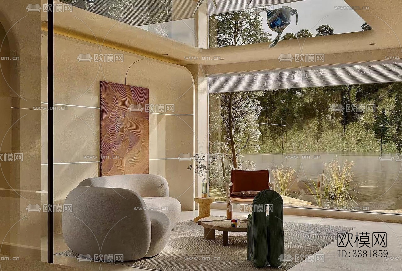 现代别墅效果图下载（渲染图5）