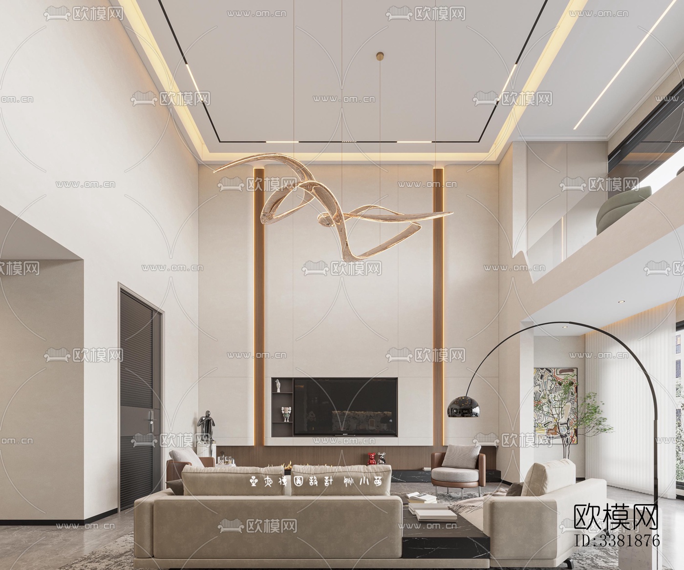 现代别墅效果图下载（渲染图2）